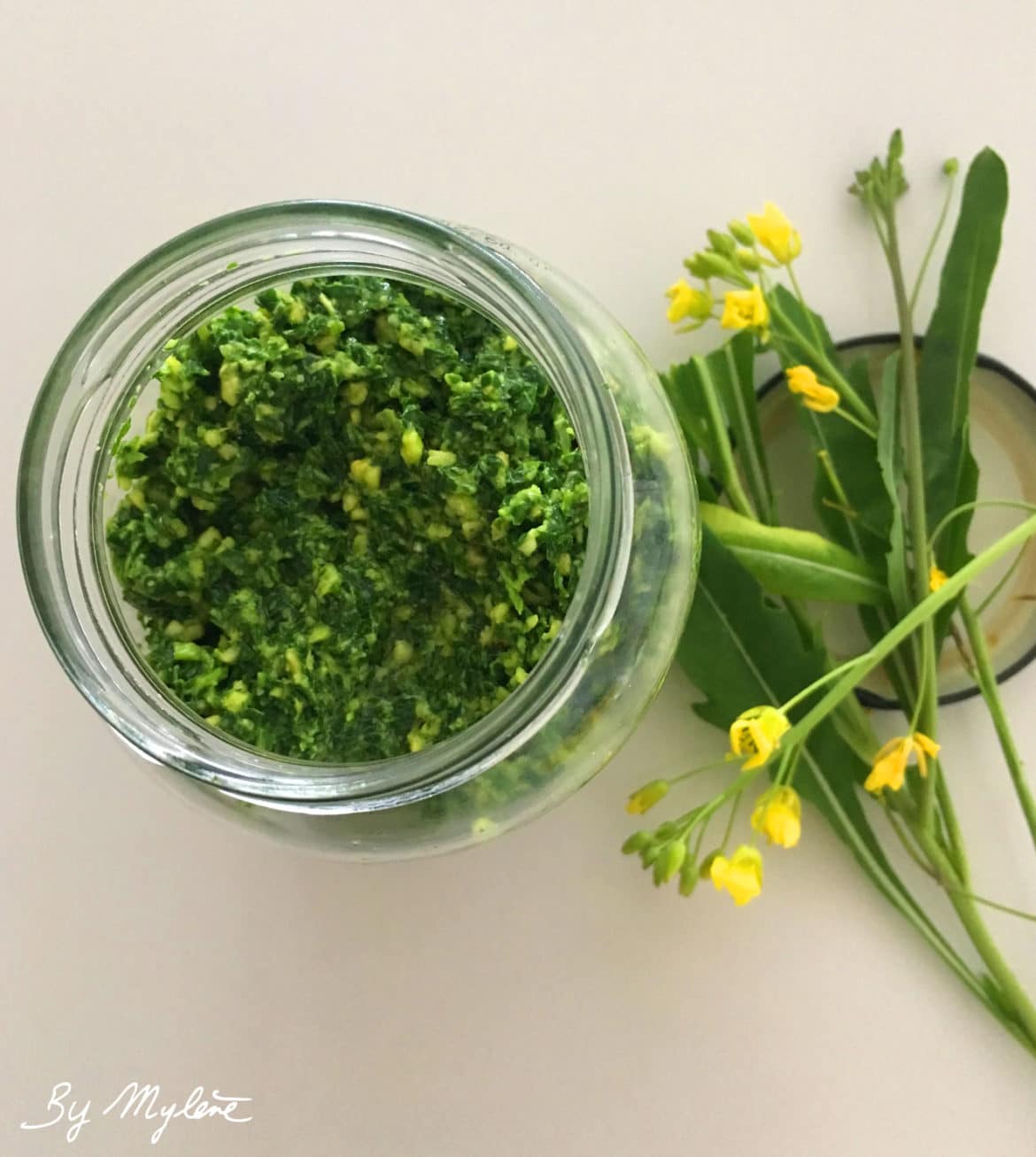 Pesto de roquette végétarien