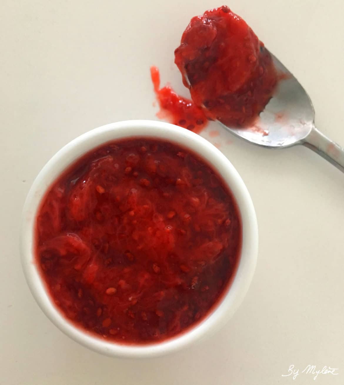 confiture fraises chia